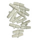 Olive Shape Shank Duffle Toggle Button (Pack of 2) - White